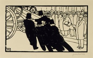 The Undertakers by Felix Edouard Vallotton