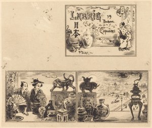 Address of Labric by Felix Hilaire Buhot