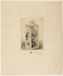 Tea Box Porcelain by Felix Hilaire Buhot