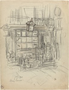 Ebury Street by Felix Hilaire Buhot