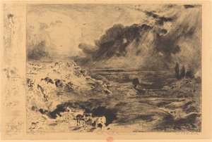 The Storm by Felix Hilaire Buhot