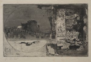 The Castle of the Owls by Felix Hilaire Buhot