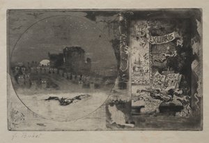 The Castle of the Owls by Felix Hilaire Buhot