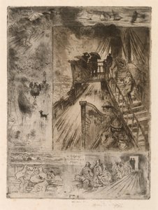 The Passage by Felix Hilaire Buhot
