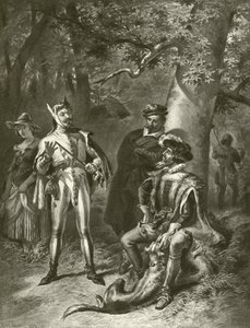 As You Like It. Act V-Scene IV by Felix Octavius Carr Darley