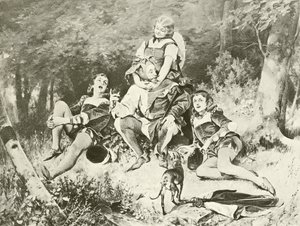 As You Like It. Act V, Scene III by Felix Octavius Carr Darley