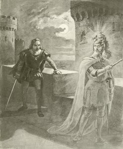 Hamlet. Act I, Scene V by Felix Octavius Carr Darley