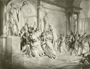 Julius Caesar. Act III-Scene I by Felix Octavius Carr Darley