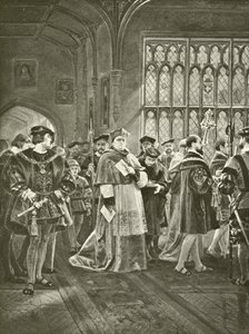 King Henry VIII. Act I, Scene I by Felix Octavius Carr Darley