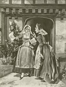 The Merry Wives of Windsor. Act II, Scene I by Felix Octavius Carr Darley