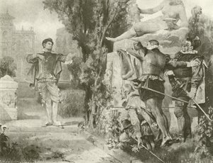 Twelfth Night. Act I, Scene V by Felix Octavius Carr Darley