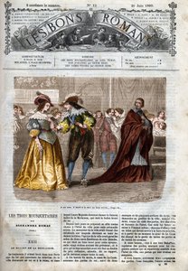 The Three Musketeers by Alexandre Dumas. Illustration of Chapter XXII in The Good Novels.