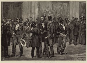 American Sketches, Scene in the Rotunda, Washington