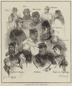 The French Siege of Paris, Military Types