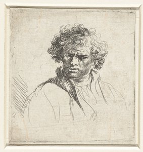 Bust of a Man with a Distorted Face