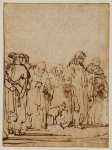 Christ with Disciples and/or Pharisees by Ferdinand Bol