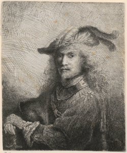 Portrait of an Officer (possibly a self-portrait of the artist?) by Ferdinand Bol