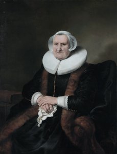 Portrait of Elisabeth Jacobsdr. Bas by Ferdinand Bol