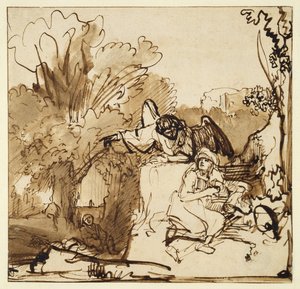 The Angel Appearing to Hagar and Ishmael