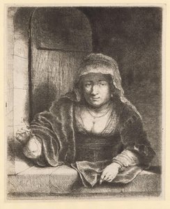 Woman with the Pear by Ferdinand Bol