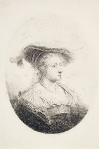 Young Lady with Plumed Hat, 1644