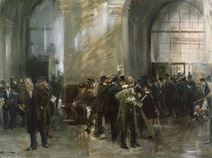 In the Stock Exchange
