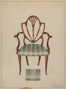 Armchair by Ferdinand Cartier