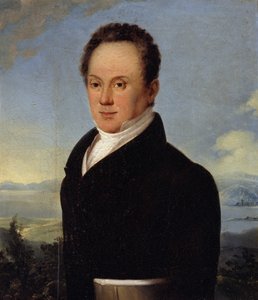 Portrait of Janos von Szallopek by Ferdinand Georg Waldmüller