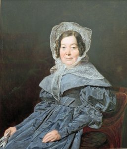 Portrait of the Noblewoman Managetta von Lerchenau by Ferdinand Georg Waldmüller