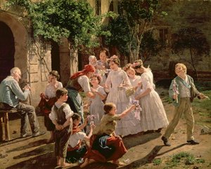 Corpus Christi by Ferdinand Georg Waldmuller