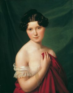 The Court Actress Sophie Müller by Ferdinand Georg Waldmuller