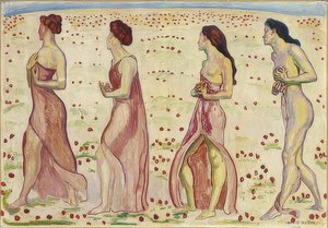 The Sensation by Ferdinand Hodler