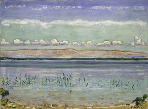 Lake Geneva with Jura Hills