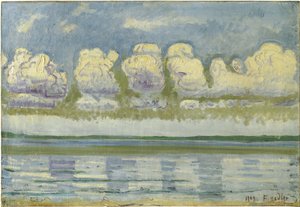 Lake Geneva with the Swiss Jura, 1909