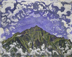 Mount Niesen seen from Heustrich
