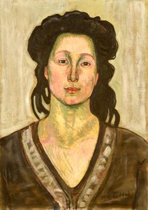 Portrait of Jeanne Cerani by Ferdinand Hodler