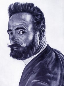 Self Portrait, 1891 by Ferdinand Hodler