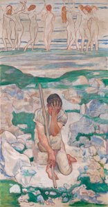 The Dream of the Shepherd by Ferdinand Hodler