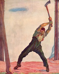 The Woodcutter by Ferdinand Hodler