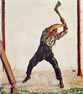 The Woodman by Ferdinand Hodler