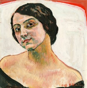 Woman with Brown Hair by Ferdinand Hodler