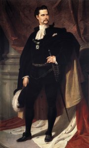 Portrait of Louis II of Bavaria (Ludwig Otto Friedrich Wilhelm von Wittelsbach) by Ferdinand II Piloty