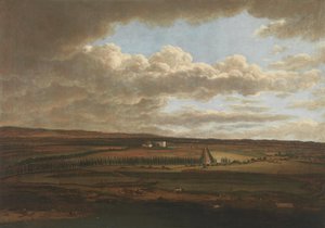 View from Aschaffenburg Castle to the Avenues to Schönbusch (Aschaffenburg Cycle) by Ferdinand Kobell