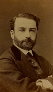 Portrait of Léon Joseph Florentin Bonnat, French painter; carte de visite