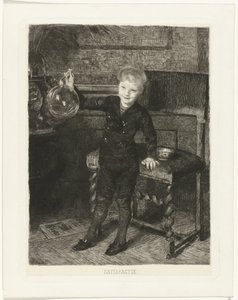 Boy Blowing Bubbles