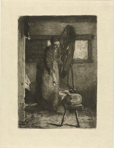 Spinner at Work by Ferdinand Oldewelt