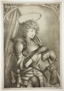 Saint George in Armor by Ferdinand Piloty