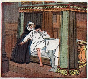 History of France: The Remorse of King Charles IX for Ordering the Massacre of Saint Barthelemy by Ferdinand Raffin