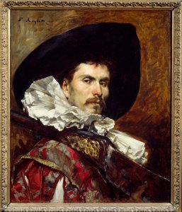 A Harquebusier in the 17th Century by Ferdinand Roybet