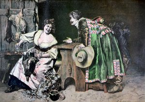 Gallant Remarks, 1893 by Ferdinand Roybet